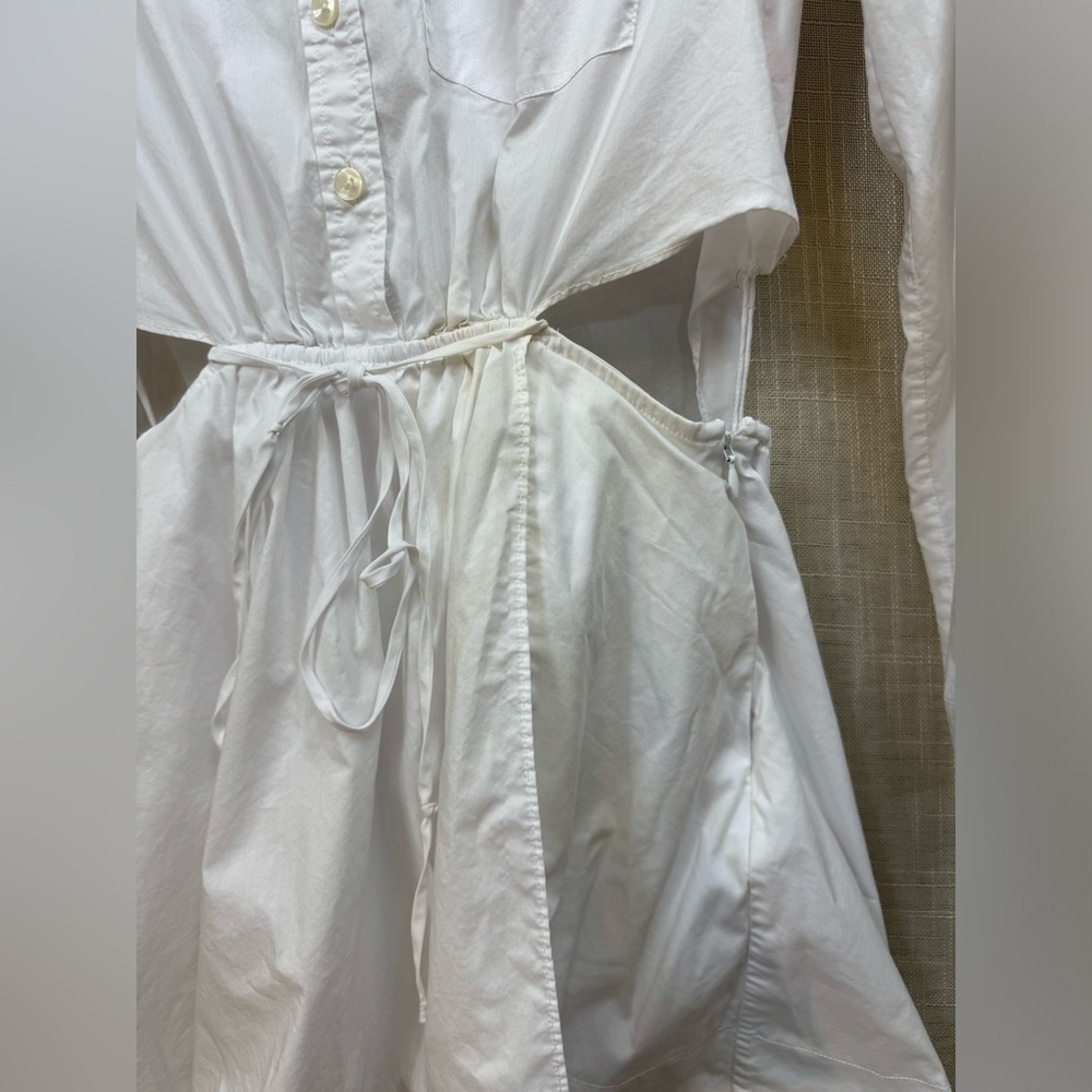 Jonathan Simkhai White Cutout Mini Dress - Picture 9 of 10